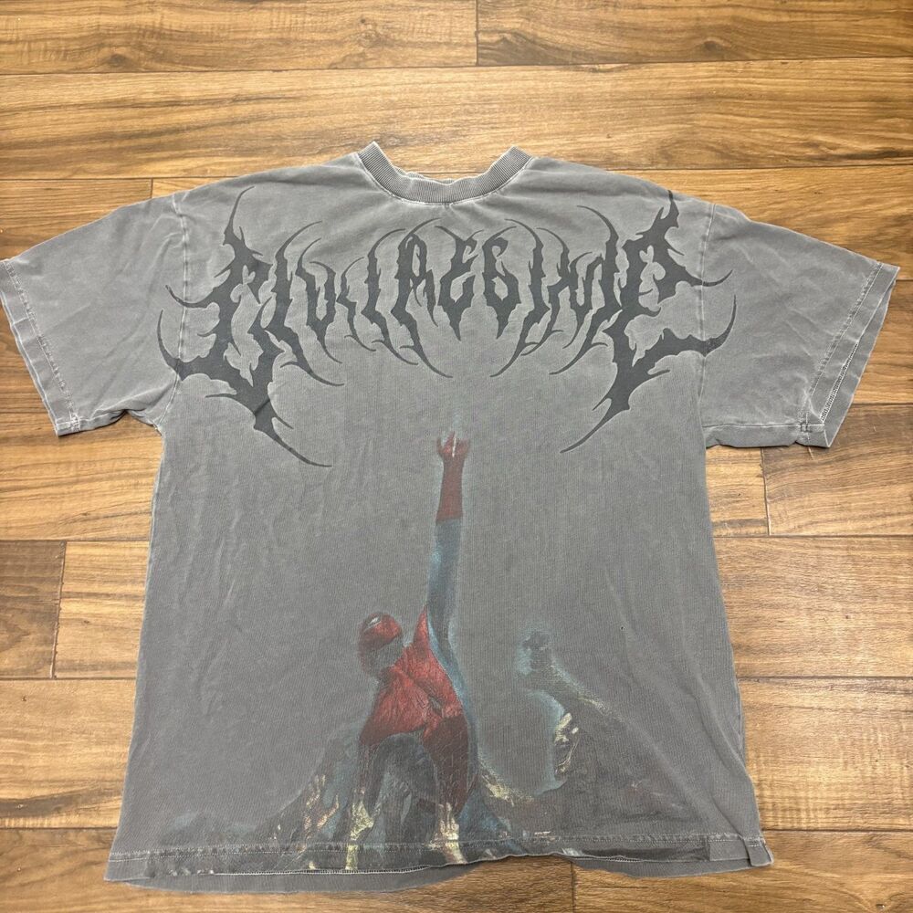 Civil Regime Spiderman Zombie Marvel Collab Oversized Mens Size Medium T Shirt